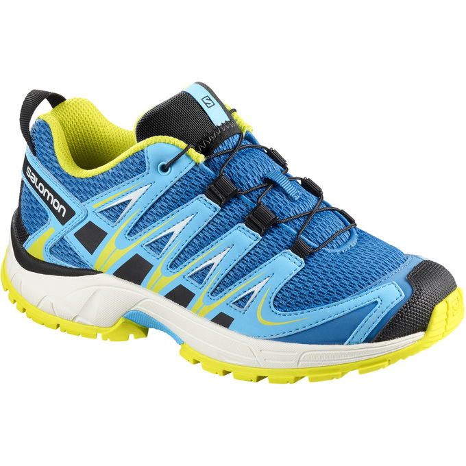 Salomon Singapore Kids Trail Running Shoes - XA PRO 3D J Blue | 69285-UORZ